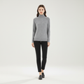 Gilet in maglia da donna con doppia cerniera