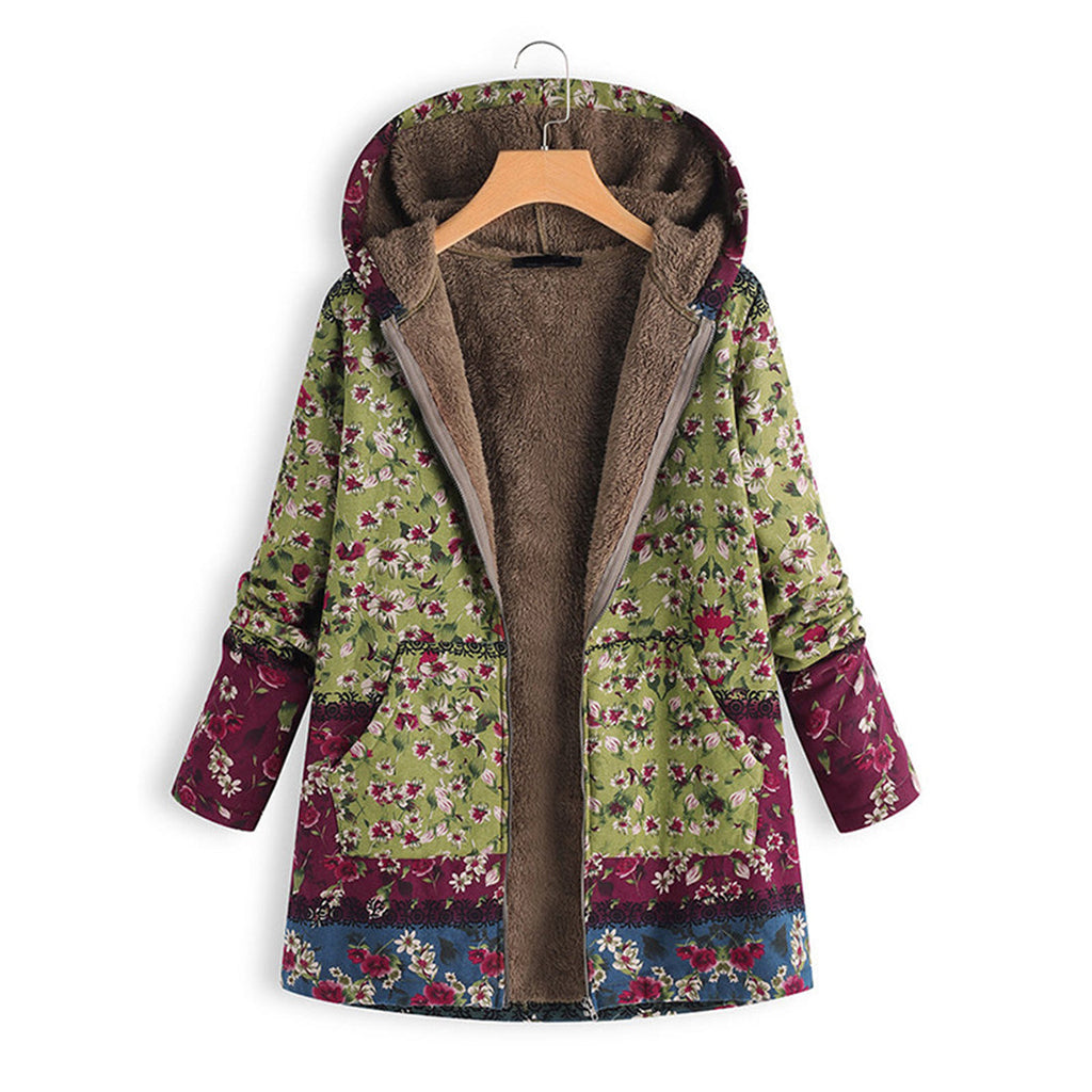 Cappotto lungo da donna con cappuccio Teddy: capospalla accogliente ed elegante