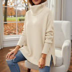 Maglione dolcevita dalla vestibilità ampia da donna