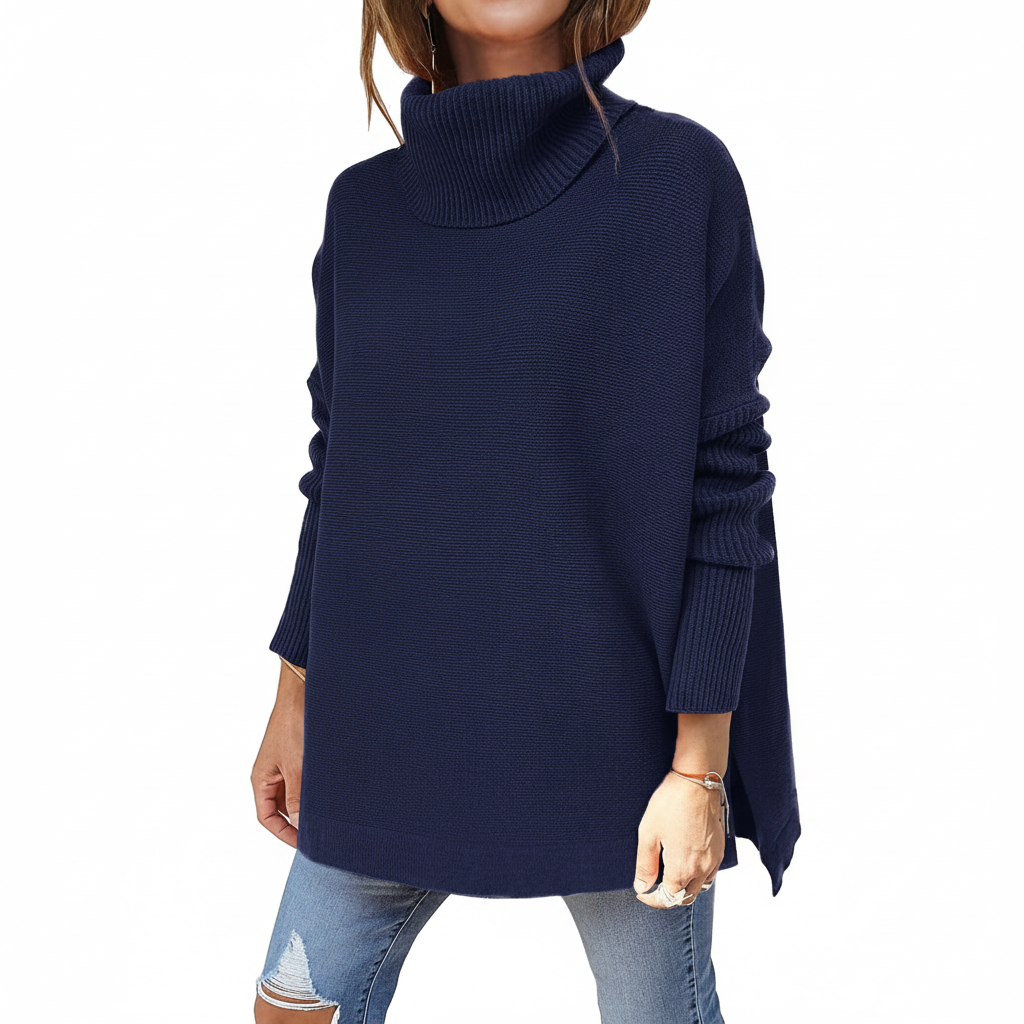 Maglione dolcevita dalla vestibilità ampia da donna