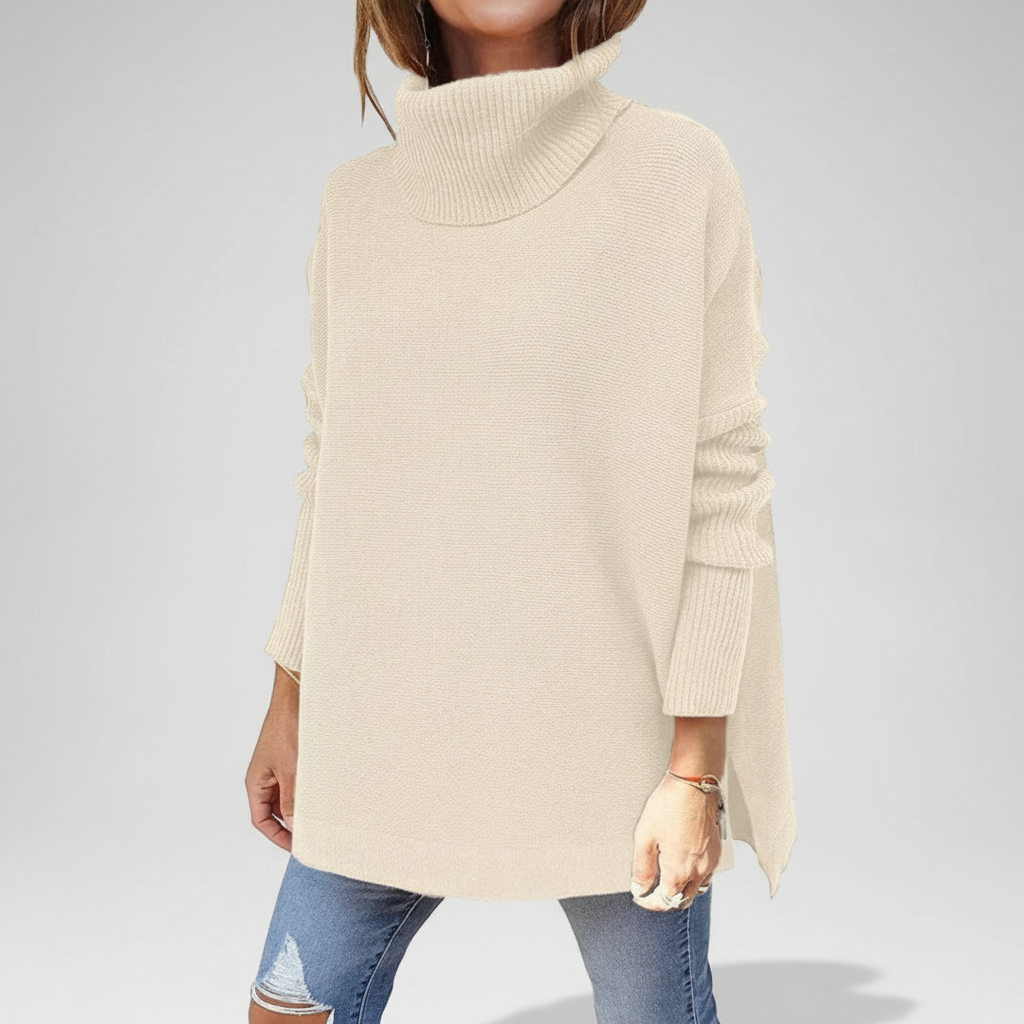 Maglione dolcevita dalla vestibilità ampia da donna