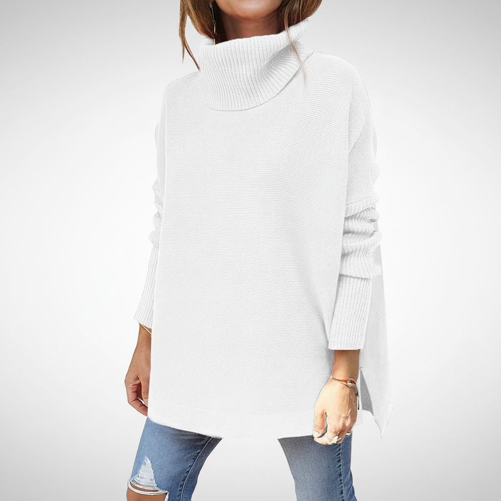 Maglione dolcevita dalla vestibilità ampia da donna