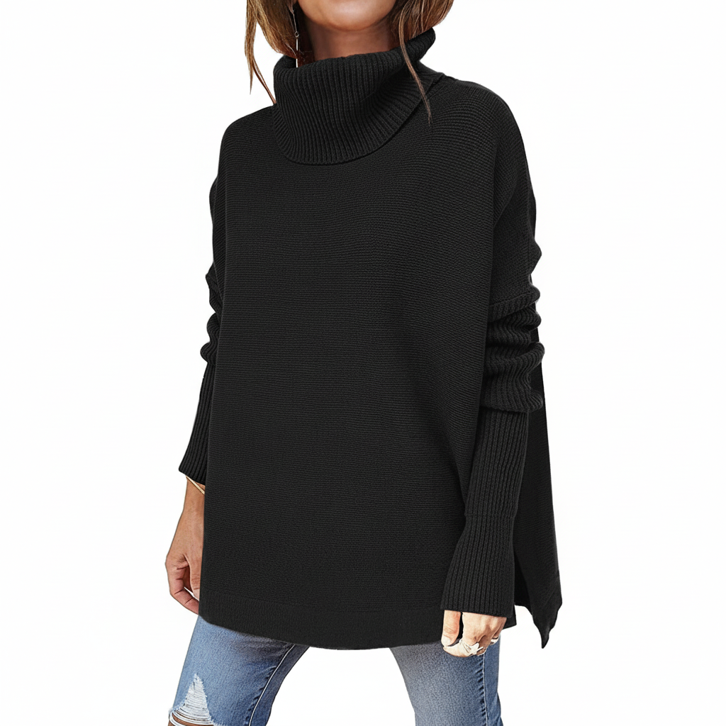 Maglione dolcevita dalla vestibilità ampia da donna