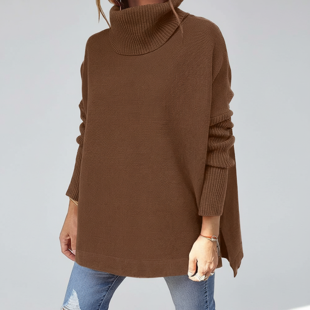 Maglione dolcevita dalla vestibilità ampia da donna