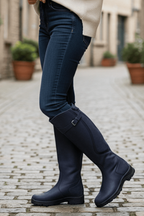 Stivali moderni al ginocchio da donna con suola stabile e comfort per tutto il giorno