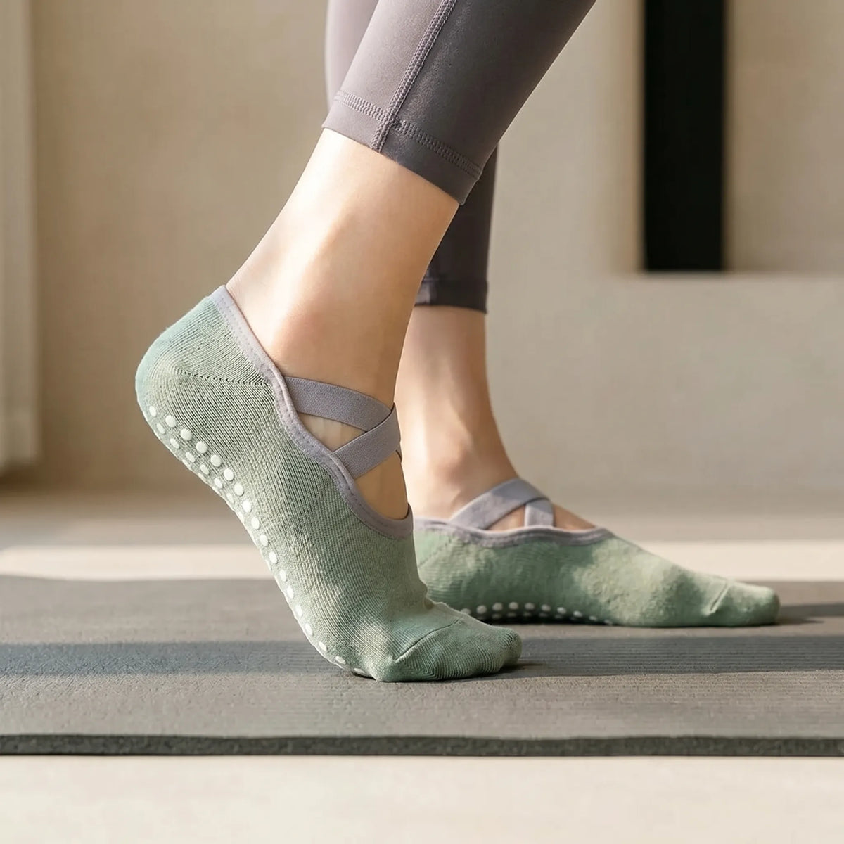 Calzini antiscivolo da donna per studio di danza classica