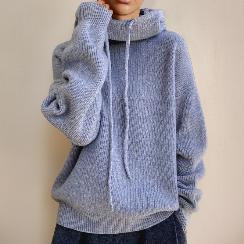 Maglione dolcevita morbido ed elegante da donna