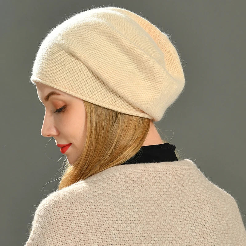 Berretto invernale da donna morbido ed elegante