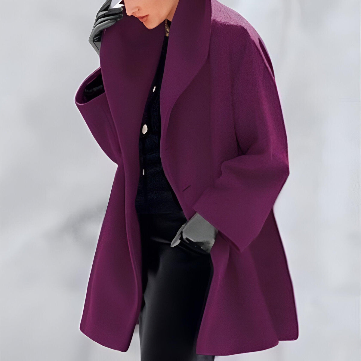 Cappotto oversize senza tempo da donna per uno stile disinvolto