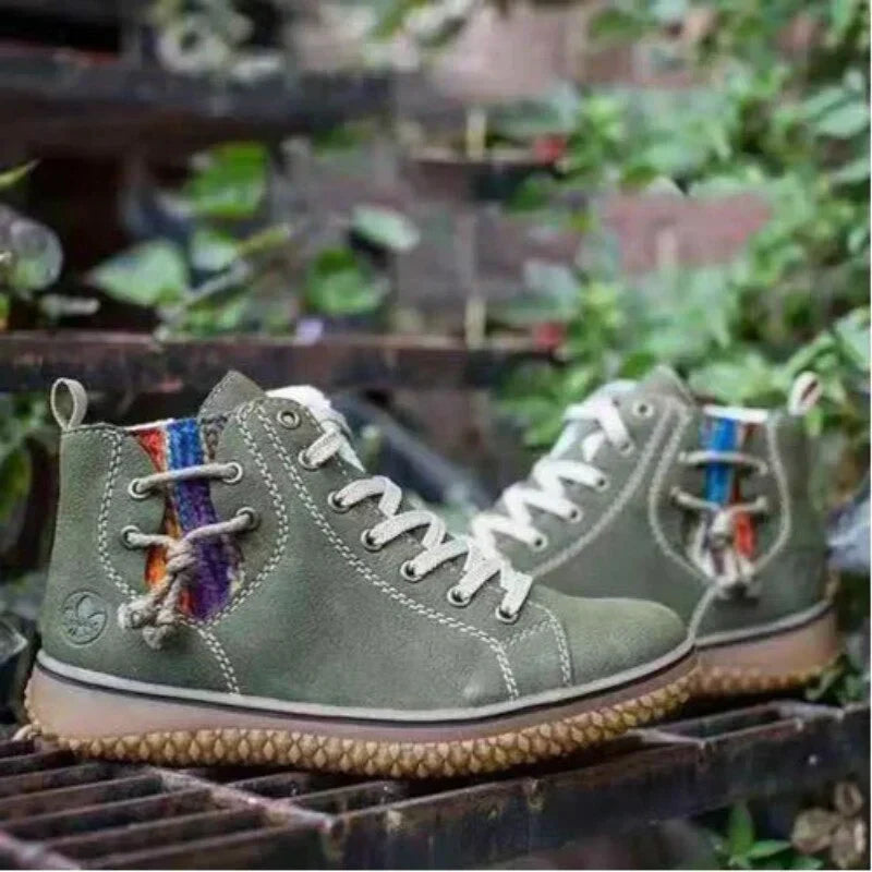 Stivali invernali vintage da donna: calzature calde ed eleganti