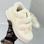 Calde scarpe slip-on invernali da donna