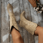 Stivali da cowboy da donna: facile da indossare e togliere con cerniera laterale