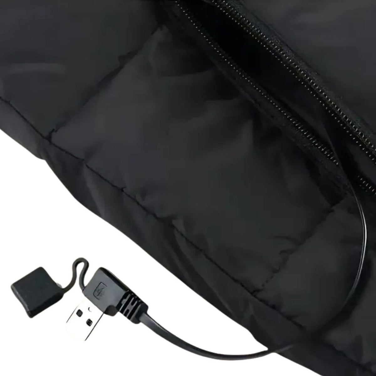 Gilet riscaldato da donna con vestibilità slim trapuntata elettrica alimentata a batteria ricaricabile tramite USB