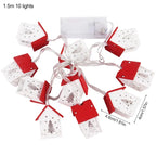 Casette di Natale in legno con luci LED - GlowHouse