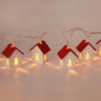 Casette di Natale in legno con luci LED - GlowHouse