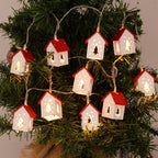 Casette di Natale in legno con luci LED - GlowHouse