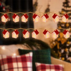 Casette di Natale in legno con luci LED - GlowHouse