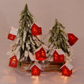 Casette di Natale in legno con luci LED - GlowHouse