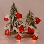 Casette di Natale in legno con luci LED - GlowHouse