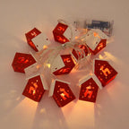 Casette di Natale in legno con luci LED - GlowHouse