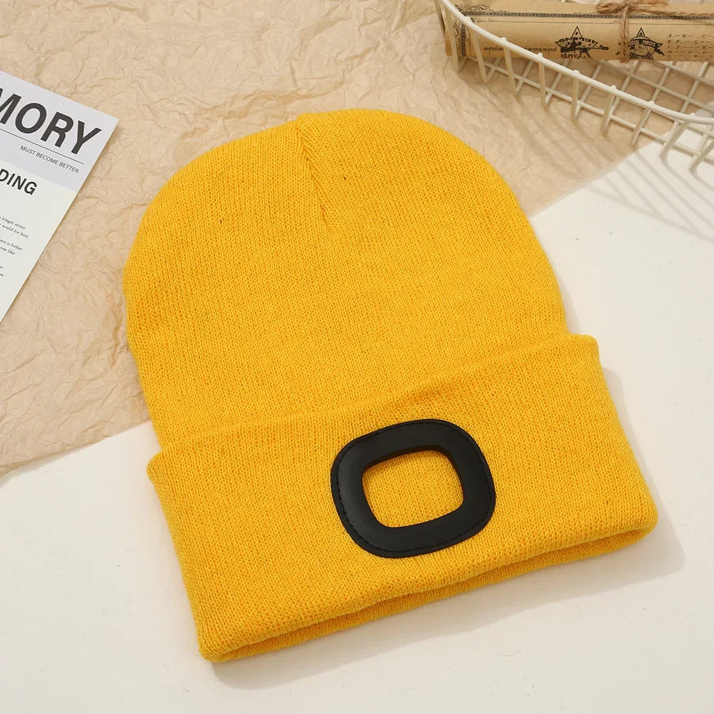 Cappello a cuffia LED ricaricabile per l'inverno