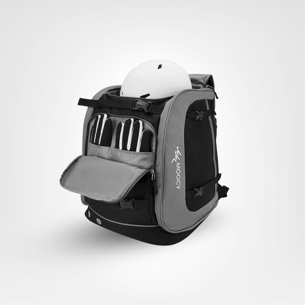 Zaino da sci 65L | Borsa per scarponi da sci con scomparto per casco e scomparto per maschera | Tessuto Oxford, spallacc
