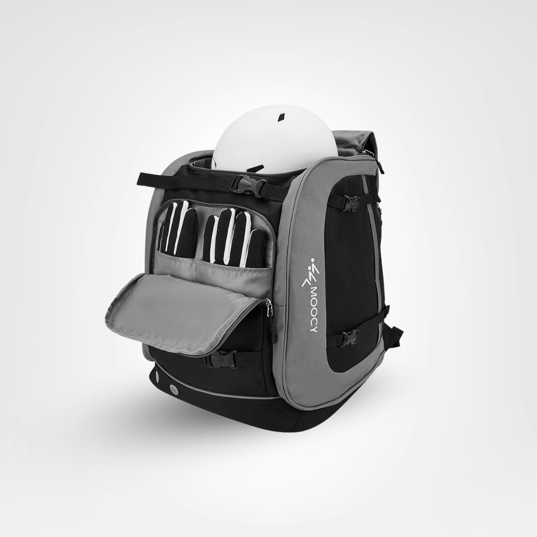 Zaino da sci 65L | Borsa per scarponi da sci con scomparto per casco e scomparto per maschera | Tessuto Oxford, spallacc