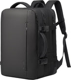 Zaino da viaggio impermeabile espandibile 26–45L con scomparto laptop e modalità borsone
