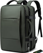 Zaino da viaggio impermeabile espandibile 26–45L con scomparto laptop e modalità borsone