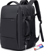 Zaino da viaggio impermeabile espandibile 26–45L con scomparto laptop e modalità borsone