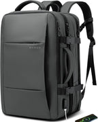 Zaino da viaggio impermeabile espandibile 26–45L con scomparto laptop e modalità borsone