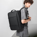 Zaino da viaggio impermeabile espandibile 26–45L con scomparto laptop e modalità borsone