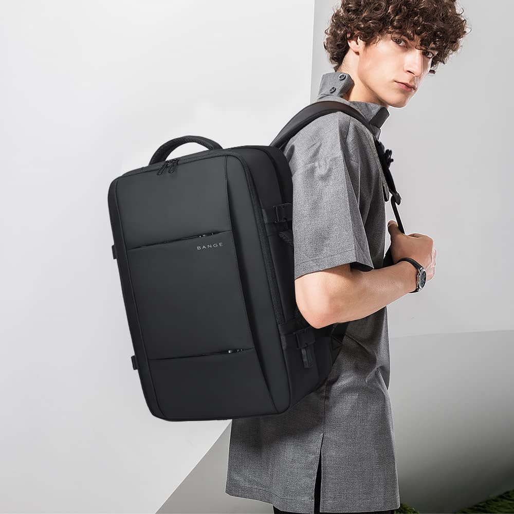 Zaino da viaggio impermeabile espandibile 26–45L con scomparto laptop e modalità borsone